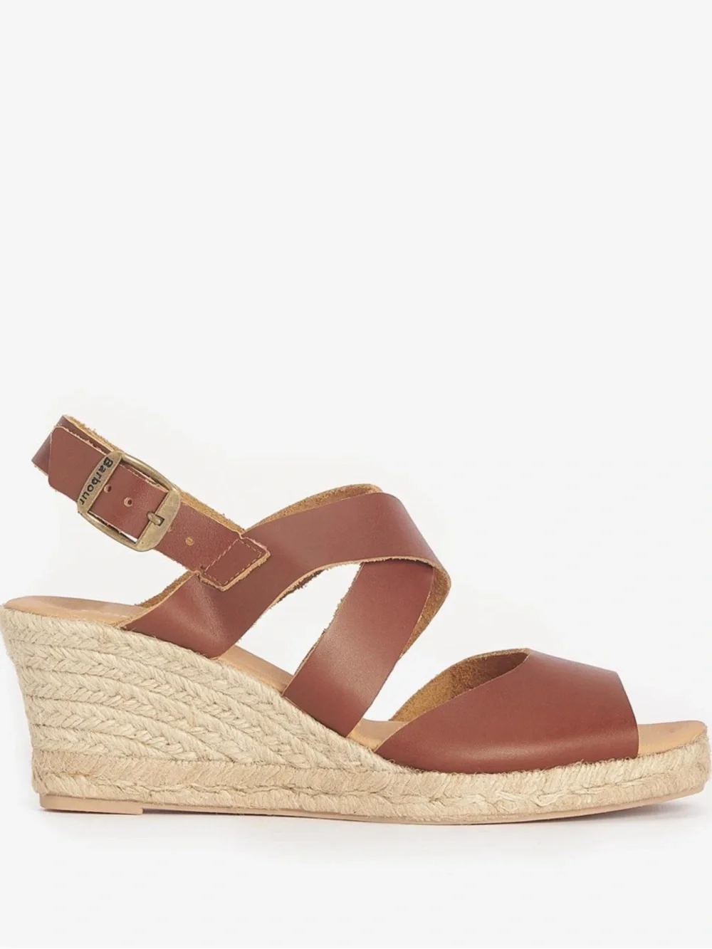 EUC BARBOUR YOLANDA ESPADRILLE WEDGES size 8M